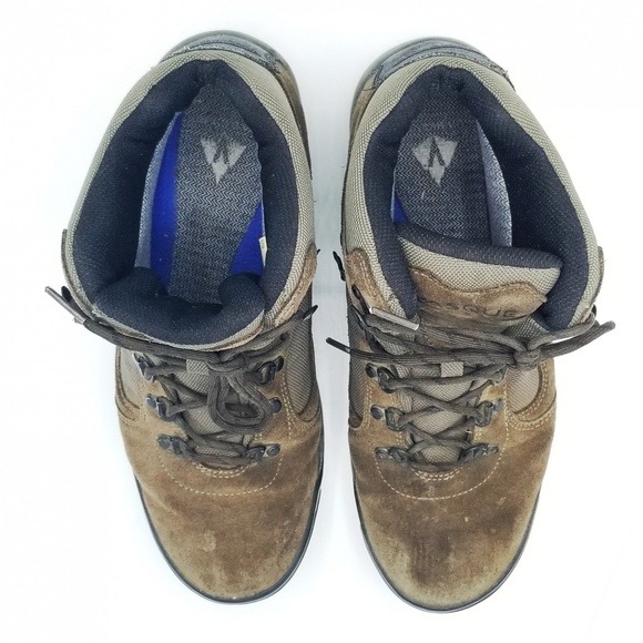 Vasque Mens Size 9 Hiking Trail Boots Leather - Picture 3 of 8